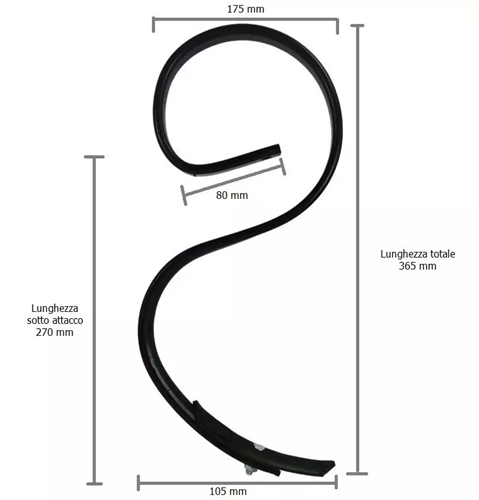 Molla flex per erpice con vomere